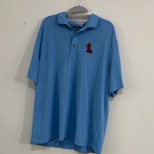 Blue Ole Miss Polo Shirt